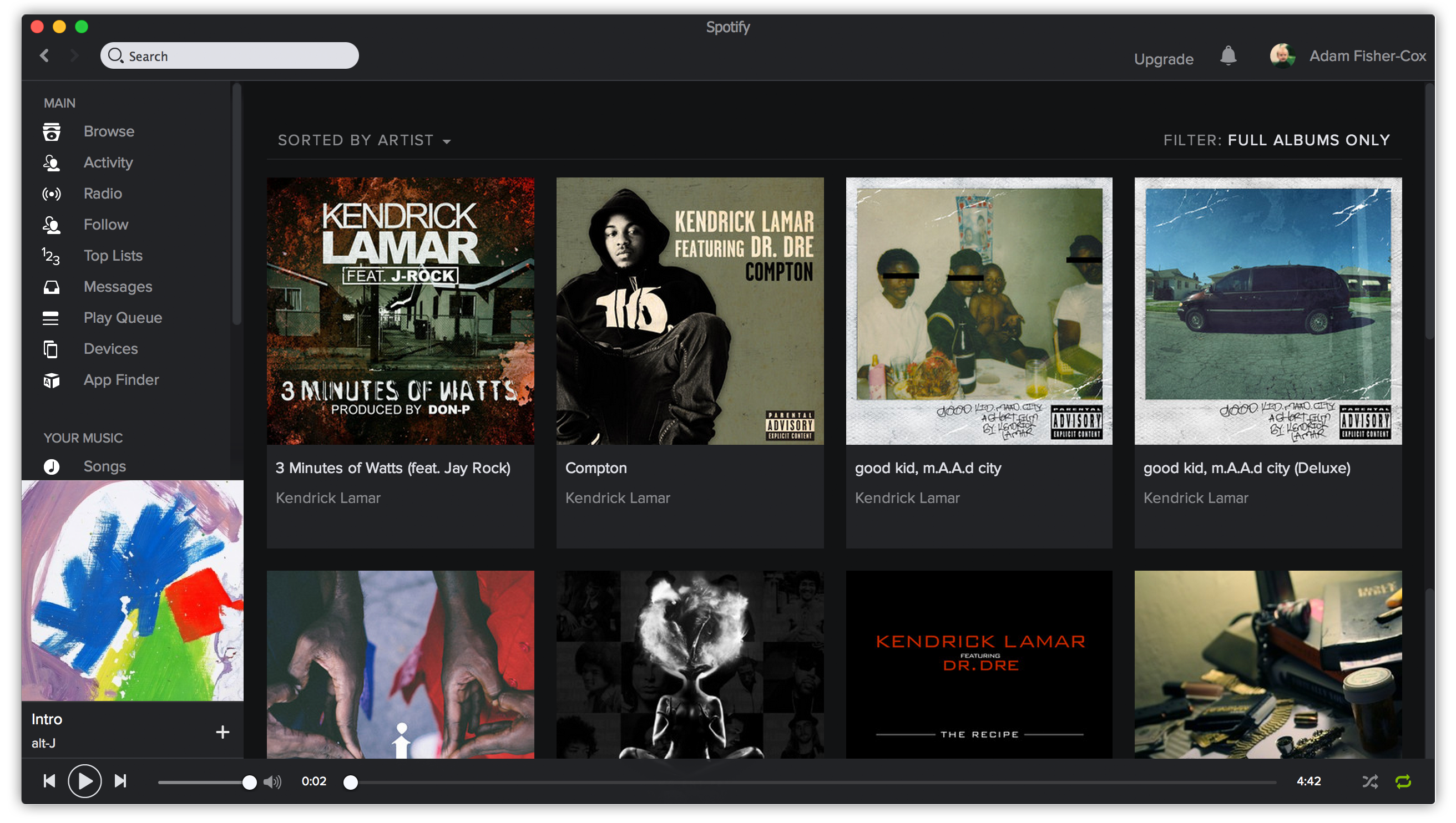 Current Spotify